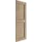 Ekena Millwork Rustic Two Equal Panel Flat Panel Sandblasted Faux Wood Shutters (Per Pair), Primed Tan, 18"W x 62"H SHUFP18X62SDPR - alternate 9